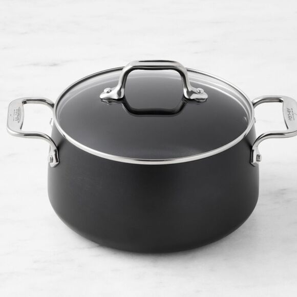 All-Clad Essentials HA1 Expert Hard Anodized Non-Stick 4QT Soup Pot w/ Lid - Picture 1 of 10